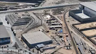 شاهد أحدث تصوير جوي لمحطة حاويات تحيا مصر 1 بميناء دمياط