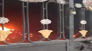 التصريح بدفن جثتي طفلتين شقيقتين في حريق منزلهما بالشرقية