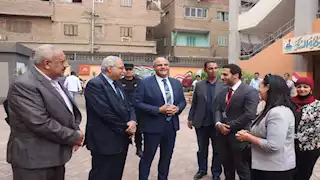 بالصور.. مدرسة الخصوص في القليوبية تستقبل وفداً ألمانيًا لمتابعة مشروع تطويرها