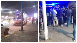 تصادف مرورهما.. مصرع شخصين انهار عليهما عقار قديم في الإسكندرية