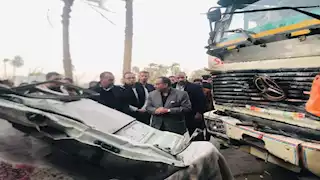  تفاصيل مصرع وإصابة 25 شخصا فى تصادم مروع أعلى الإقليمى