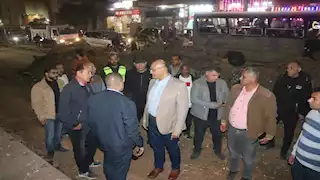 محافظ القليوبية يتفقد أعمال رصف وتطوير شارع بهتيم إسكو بشبرا الخيمة