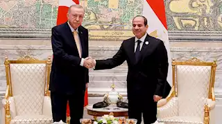 الرئيس السيسي وأردوغان يؤكدان ضرورة إنهاء الكارثة الإنسانية في غزة ورفض التهجير