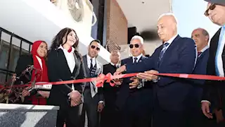 رئيس جامعة المنيا يفتتح فرع البنك الأهلي داخل الحرم الجامعي (صور)