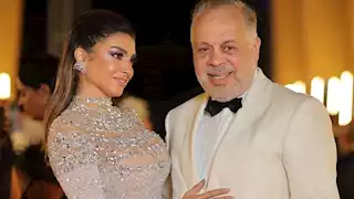 هكذا احتفلت روجينا بعيد ميلاد زوجها أشرف زكي.. صور  