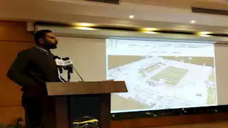 مدير مشروع استاد النادي المصري: انتهاء 80% من الهيكل الخرسانى للاستاد الجديد 