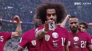 المنتخب القطري يتقدم على المنتخب الأردني في نهائي كأس آسيا بهدف نظيف