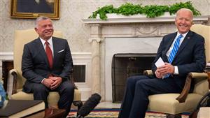 مباحثات تجمع الرئيس الأمريكي والعاهل الأردني حول حرب غزة