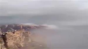 بالصور- تساقط الثلوج على مدينة سانت كاترين