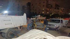 الجيزة: حملات مكبرة ورفع ٣٥٠٠ حالة تعد وإشغالات للمقاهي والكافيهات