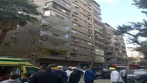  إنقاذ وسط الجحيم.. مصاب بحالة اختناق في حريق "شقة المهندسين"