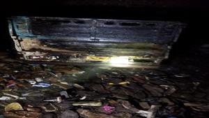 حريق هائل يلتهم مخزن خردة في المنوفية