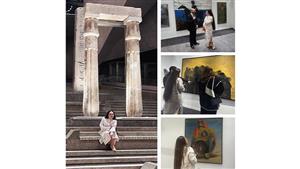 أحدث ظهور للنجمة شريهان في زيارة للمتحف المصري الكبير: "أمسية لا تنسى"