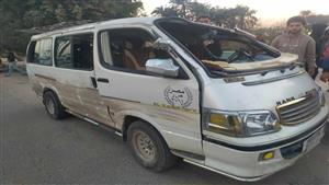  إصابة 5 أشخاص في انقلاب ميكروباص بالبدرشين