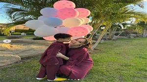  بسمة بوسيل تنشر صورا تجمعها بنجلها.. والجمهور: تامر الصغنن