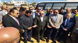 غرف فندقية و300 كاميرا مراقبة.. وزير الرياضة يتفقد إنشاء استاد المصري الجديد - فيديو وصور