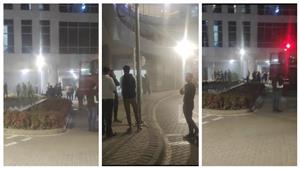 حريق محدود بمبنى الطوارئ في مجمع السويس الطبي 