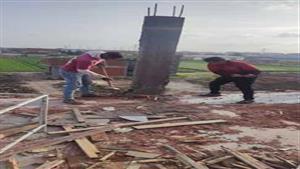 الموجة الـ 22 مستمرة.. إزالة 9 حالات بناء مخالف بـ 3 أحياء في الإسكندرية- صور