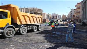 رئيس جهاز مدينة 6 أكتوبر يتفقد أعمال التنمية والتطوير بالمناطق السكنية