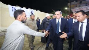 بالصور.. محافظ كفر الشيخ يقدم العزاء في ضحايا معدية منشأة القناطر
