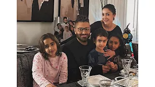 نجل تامر حسني وبسمة بوسيل يتعرض لوعكة صحية (صورة)