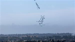 الجيش الأردني ينفذ 5 إنزالات جوية بمشاركة دولية على غزة