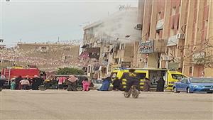  بالصور.. تفاصيل حريق دار أيتام بالسلام