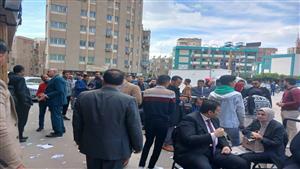 توافد المحامين على لجان التصويت في انتخابات النقابة بالشرقية 