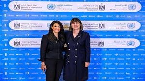 وزيرة التعاون والمنسق المقيم للأمم المتحدة تترأسان الاجتماع الأول للجنة التسيير المشتركة