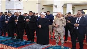  وزير التنمية المحلية ومحافظ الجيزة والمفتي يفتتحون مسجد الروضة بحدائق الأهرام