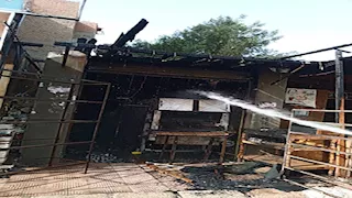 نشوب حريق فى مخبز العيش الآلي بقوص 