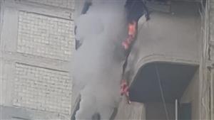 مصرع طفلة وإصابة والديها في حريق شقة بالسويس