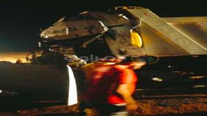 "بسبب انفجار إطار السيارة".. مصرع وإصابة 13 شخصًا في انقلاب ميكروباص أعلى الأوسطي