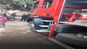 إصابة ربة منزل في حريق بسوهاج