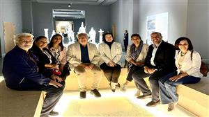 ملك مصر السابق أحمد فؤاد الثاني يزور المتحف اليوناني بالإسكندرية- صور