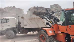 الجيزة ترفع 7000 طن مخلفات بجوار الطريق الدائري -(صور)