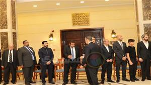 مرتضى منصور في المقدمة.. أول صور من عزاء الدكتور أحمد فتحي سرور