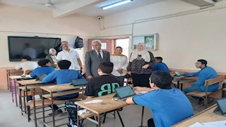 مواصفات امتحان مادة الرياضيات للصف الأول الثانوي الترم الثاني 2025