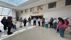 لبحث سُبل التعاون.. رئيس جامعة المنيا ووفد طلابي يصلان الأردن (صور)