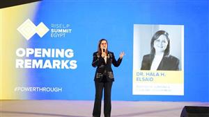 وزيرة التخطيط تشارك بافتتاح النسخة الحادية عشر لقمة رايز أب