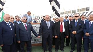  رئيس قضايا الدولة ومحافظ الإسماعيلية يضعان حجر أساس فرع الهيئة الجديد