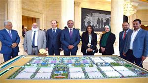 نائب وزير الإسكان يتسلم جائزة فوز "مصرف بحر البقر" بأفضل مشروع في 2023