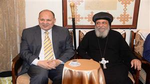 بالصور.. محافظ أسيوط يزور مطرانيتى ديروط والقوصية للتهنئة بعيد القيامة 