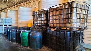 التحفظ على 142 طن زيوت سيارات مستعملة داخل مصنع مخالف في الإسكندرية - صور