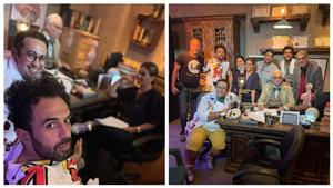 بالصور| إبراهيم السمان يخوض أولى بطولاته بفيلم "مخ في التلاجة"