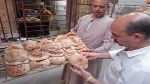 محافظ المنيا يتابع حملات التفتيش على المخابز البلدية (صور)