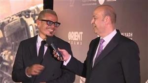 "ارحمنا بقى".. وصلة مزاح بين عمرو أديب والهضبة في العرض الخاص لفيلم "ولاد رزق 3" (فيديو)