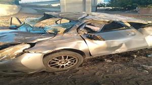 "كلهم من عائلة واحدة".. وفاة 4 أشقاء ونجل عمهم إثر سقوط سيارة من أعلى كوبري بالمنوفية (صور)