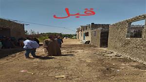 رصد وإزالة حالات بناء مخالف وتعديات على الأراضي الزراعية بالجيزة - صور 