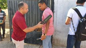 امتحانات الثانوية العامة.. بدء تفتيش الطلاب إلكترونيا تمهيدا لأداء اختبار اللغة الأجنبية الثانية 